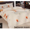 Altinbasak евро с простынью на резинке Nazenin krem
