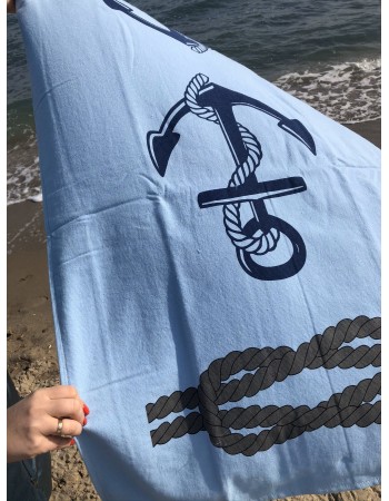 Пляжное полотенце махра 90*175 см By Ido Anchor