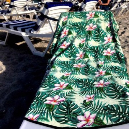 Пляжное полотенце махра 150*150 см By Ido Flowers