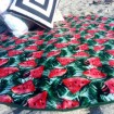 Пляжное полотенце махра 150*150 см By Ido Watermelon