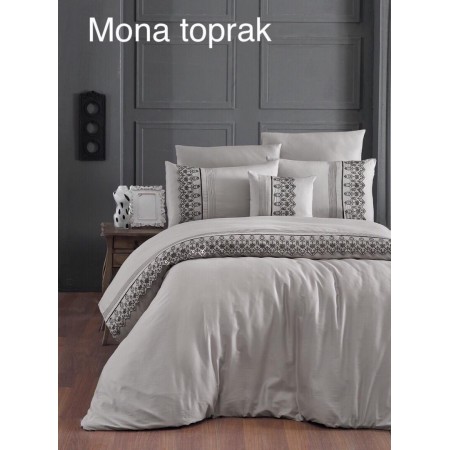 Постельное белье First Choice VIP Satin Moonlight евро Mona Toprak