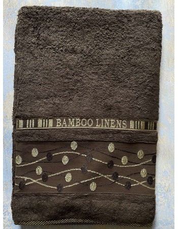 Банное бамбуковое полотенце Hanibaba Bamboo Linens Brown 100*150