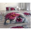 Постельное белье + набор ковриков Le Jardin 3D Daisy