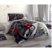 Постельное белье + набор ковриков Le Jardin 3D Grey
