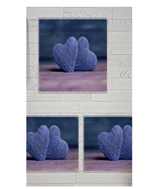 Постельное белье + набор ковриков Le Jardin 3D Purple