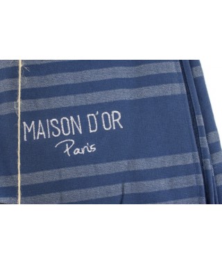 Полотенце с бахромой 100x200 Violetta Maison D'or (Синий)