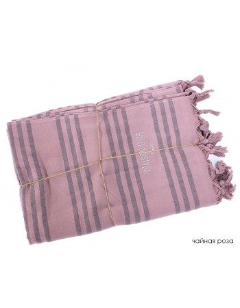 Полотенце с бахромой 100x200 Violetta Maison D'or (Темно-розовый)