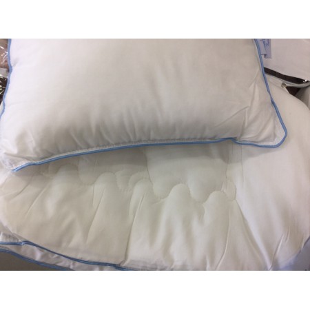 Детский набор в кроватку для младенцев (одеяло + подушка) Maison D'or Perrin Supersoft Blue