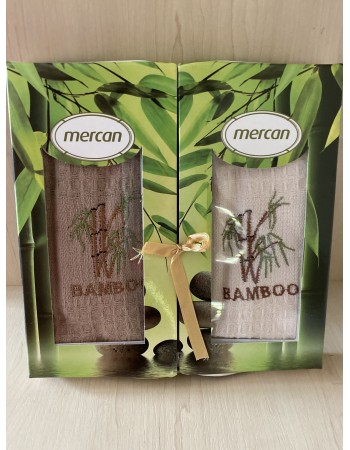 Набор вафельных полотенец Mercan Bamboo 45*65 2 шт