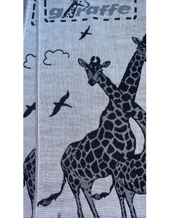 Набор кухонных льняных полотенец Mercan Giraffe Grey 27*50 8 шт