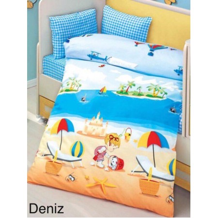 Детское постельное бельё в кроватку 100*150, Deniz