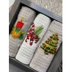 Набор вафельных полотенец Rebeka Christmas Waffle 40*60 3 шт