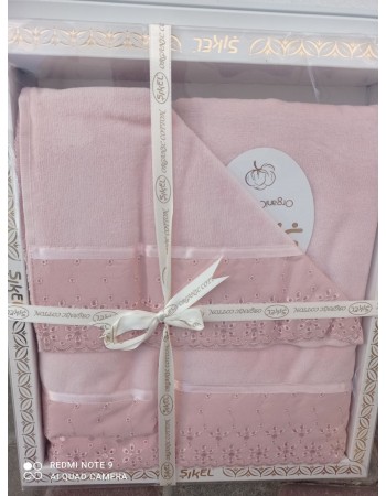 Подарочный набор полотенец Sikel Organic Cotton Pudra